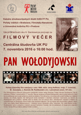 F I L M O V &Yacute; V E Č E R