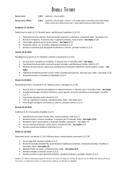 Stiahnite si denn&eacute; menu v pdf!