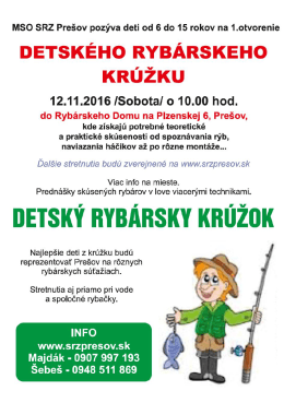 Detský rybársky krúžok