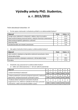 PhD. štúdium