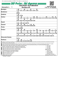 22840 - SAD Pre&scaron;ov, as