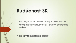 Bud&uacute;cnosť SK