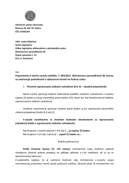 stiahnuť - Združenie sudcov Slovenska