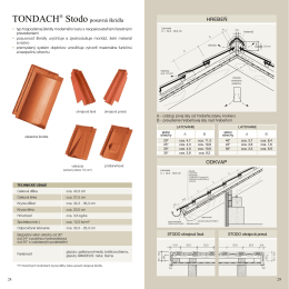 TONDACH&reg; Stodo posuvn&aacute; &scaron;kridla