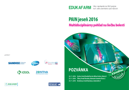 pozv&aacute;nka - Edukafarm.sk