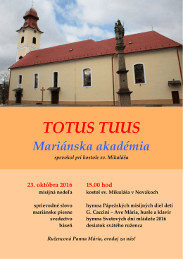 TOTUS TUUS