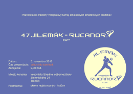 Rucanor cup - TJ Sokol Trenčín