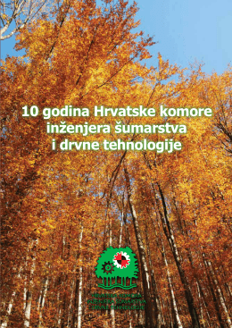 bro&scaron;uru - Hrvatska komora inženjera &scaron;umarstva i drvne tehnologije