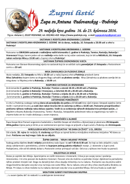 Župa sv.Antuna Padovanskog - Podvinje