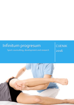 Cjenik usluga - Infinitum progresum