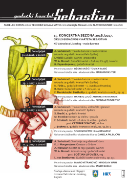Program - Lisinski