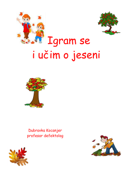 Igram se i učim o jeseni