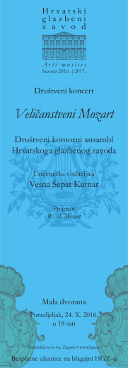 Veličanstveni Mozart - Hrvatski glazbeni zavod