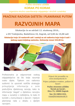 razvojnih mapa - Korak po korak