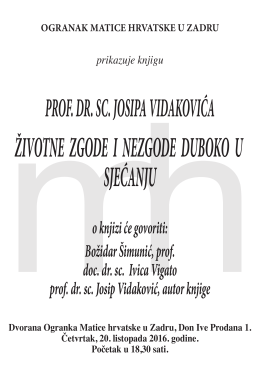 vidakovic - ogranak matice hrvatske u zadru