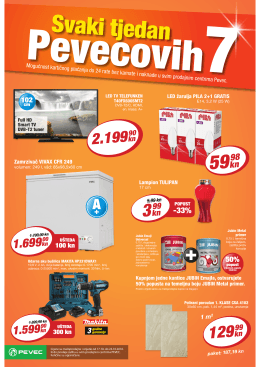 Svaki tjedan Pevecovih 7