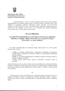 Page 1 REPUBLIKA HRvATsKA URED DRzAVNE UPRAvE U