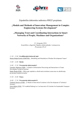 Zajednička radionica za doktorande HRZZ projekta MINMED