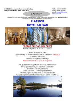 zlatibor hotel palisad