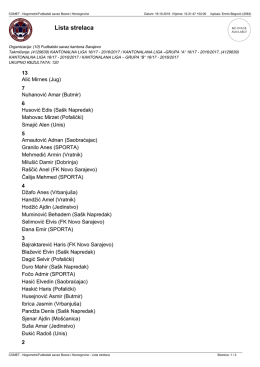 Lista strelaca