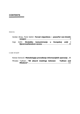 SUVERENITET ILI IZOLACIJA