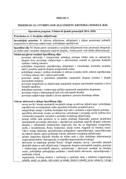 Specifični cilj: 9i1
