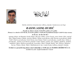 rasim (asim) hurić