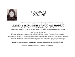 hanka (alija) nuhanović