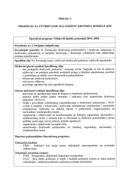 Specifični cilj: 9v1