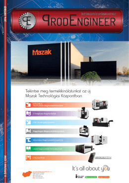 Tekintse meg termékkínálatunkat az új Mazak Technológiai
