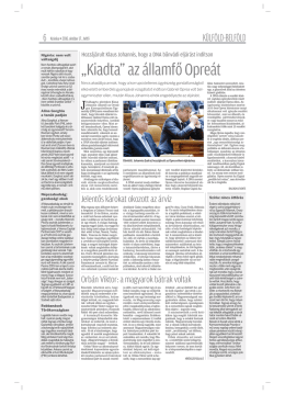 „Kiadta” az államfő Opreát