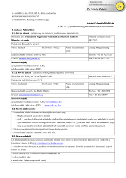 AF Aj&Atilde;&iexcl;nlati_felh&Atilde;v&Atilde;&iexcl;s_irodaszer_TRV