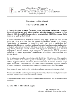 5700 Gyula, V&aacute;rosh&aacute;z u. 6-8 &bull; 5701 Gyula, Pf.: 50. Tel