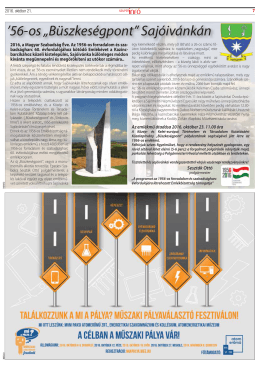56-os „Büszkeségpont” Sajóivánkán
