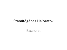 Sz&aacute;m&iacute;t&oacute;g&eacute;pes H&aacute;l&oacute;zatok
