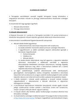Elszámolási segédlet letöltése