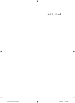 Az idő ciklusai - Akad&eacute;miai Kiad&oacute;