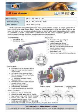 LGF - Log Valve