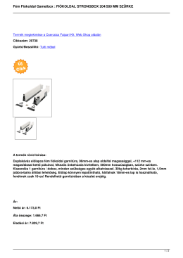 FI&Oacute;KOLDAL STRONGBOX 204/500 MM SZ&Uuml;RKE