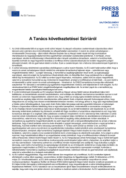 Az EU Tan&aacute;csa