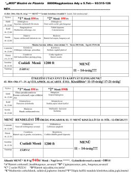 41-42. heti men&uuml;