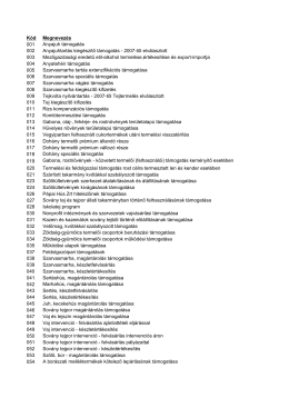 2007-től elv&aacute;lasztott 003 Mezőgazdas