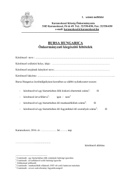 1. sz. mell&eacute;klet let&ouml;lt&eacute;se