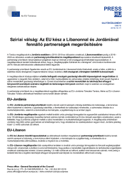 Az EU Tan&aacute;csa