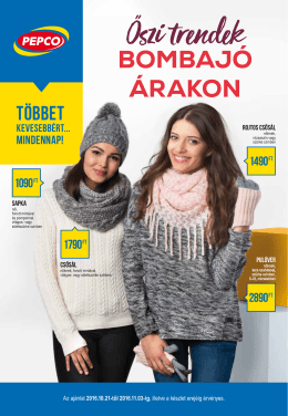 Pepco akci&oacute;s &uacute;js&aacute;g let&ouml;lt&eacute;se PDF form&aacute;tumban ITT - Akci&oacute;s