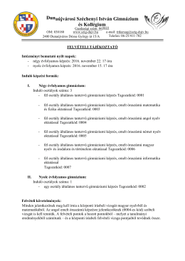 Duna&uacute;jv&aacute;rosi Sz&eacute;chenyi Istv&aacute;n Gimn&aacute;zium &eacute;s Koll&eacute;gium