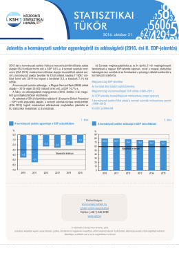 2016. évi II. EDP-jelentés - Központi Statisztikai Hivatal