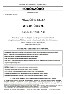 további tudnivalók