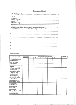 J&ouml;vedelem nyilatkozat