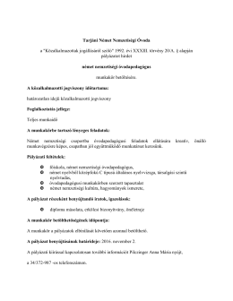 Tarjáni Német Nemzetiségi Óvoda